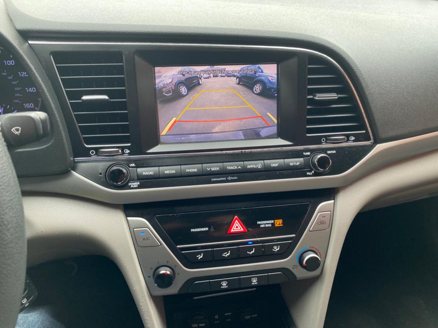 2017 BLACK Hyundai Elantra Limited (5NPD84LF5HH) with an 1.8L L4 DOHC 16V engine, 6A transmission, located at 420 I-35E, Lancaster, TX, 75146, (469) 297-4144, 32.593929, -96.823685 - Photo#9